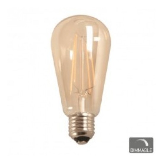  ΛΑΜΠΑ LED FILAMENT G64 7W E27 2200K DIMM SPOTLIGHT