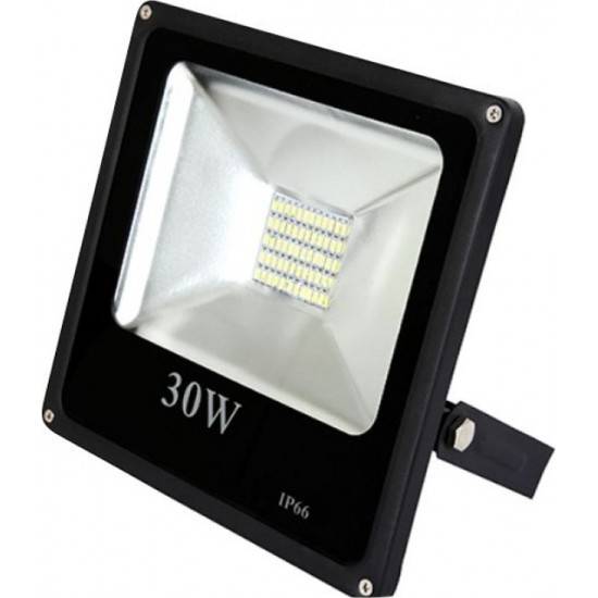  ΠΡΟΒΟΛΕΑΣ LED SMD 30W SLIM DAYLIGHT SPOTLIGHT