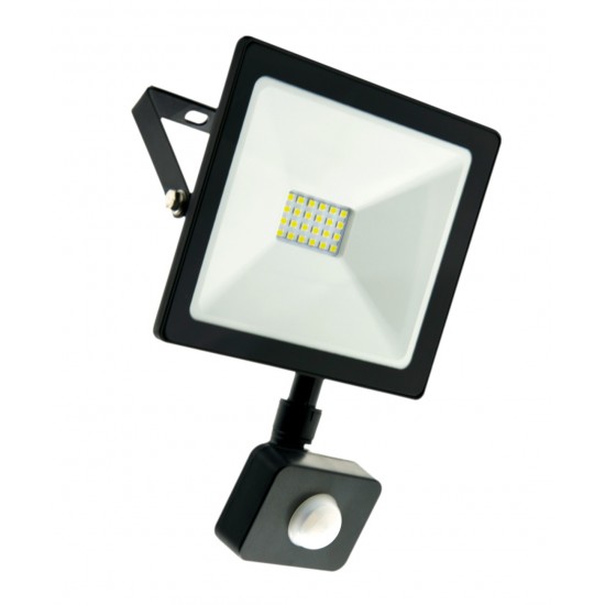  ΠΡΟΒΟΛΕΑΣ LED 50W SENSOR SLIM IP44 COOL HEDA
