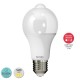  ΛΑΜΠΤΗΡAΣ LED E27 Motion Sensor 8W 3000K