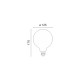  ΛΑΜΠΤΗΡAΣ E27 EDISON Dim G125 60W 2200K