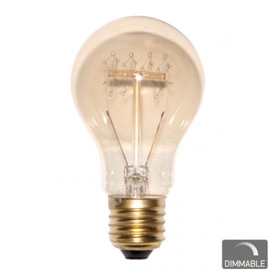  ΛΑΜΠΤΗΡAΣ E27 EDISON Dimmable 40W 2200K