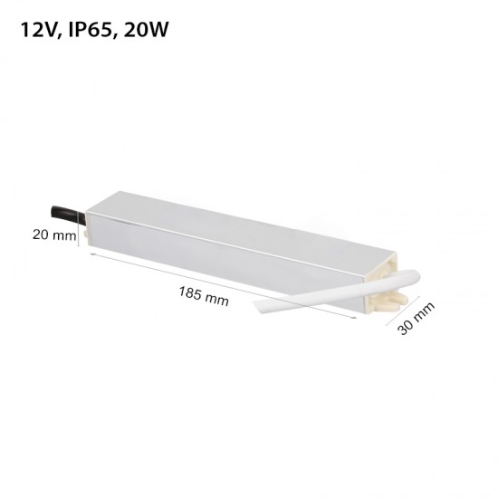  ΤΡΟΦΟΔΟΤΙΚΟ 12V DC 20W IP65 2R