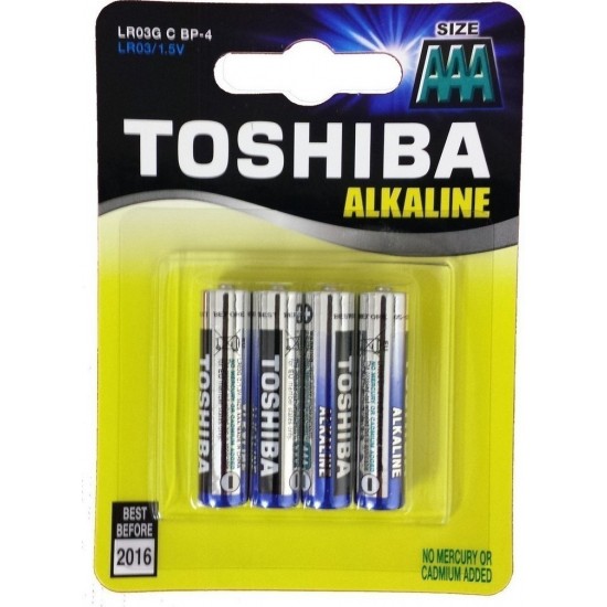 ΜΠΑΤΑΡΙΑ ΑΛΚΑΛΙΚΗ ΑΑΑ BLISTER (4+2 ΔΩΡΟ) TOSHIBA