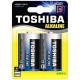  ΜΠΑΤΑΡΙΑ ΑΛΚΑΛΙΚΗ D LR20 BLUE LINE TOSHIBA BL2