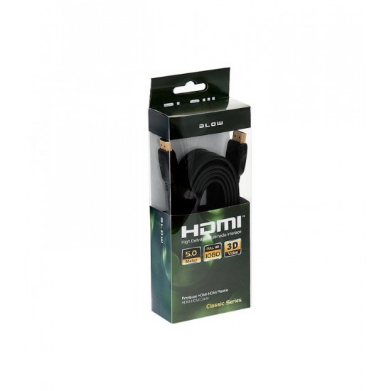  ΚΑΛΩΔΙΟ HDMI - HDMI ΠΛΑΚΕ 5M BLISTER BLOW