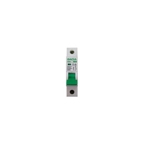  ΑΣΦΑΛΕΙΑ ΡΑΓΑΣ 1Ρ Β 16Α 6κΑ 230V SB6L-1B16 GACIA