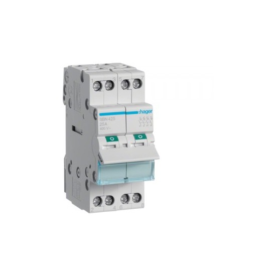  ΡΑΓΟΔΙΑΚΟΠΤΗΣ 4χ25Α ΜΗΧ ΕΝΔ 400V HAGER SBN425